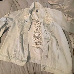 Distressed Jean Jacket